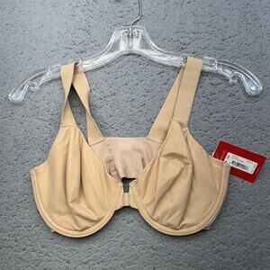 Spanx Bra-Llelujah Bra Womens 36B Nude Naked 2.0 Unlined Full Coverage Support